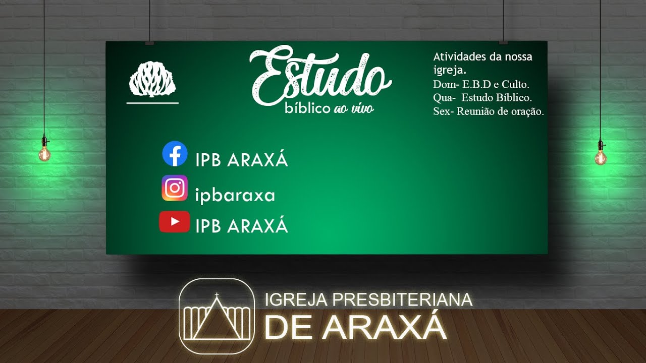 Estudo Bíblico - "As nossas armas não são carnais" - 04/01/2023