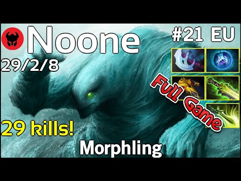29 kills! Noone plays Morphling!!! Dota 2 Full Game 7.22