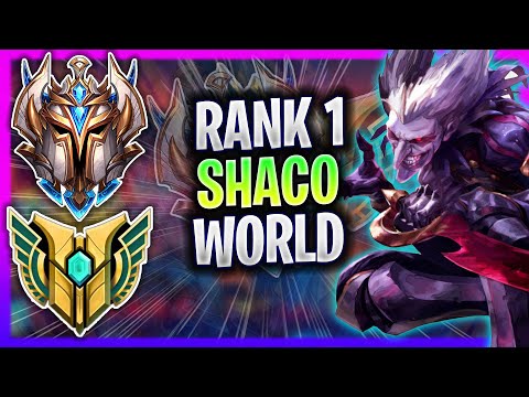 RANK 1 SHACO IN THE WORLD! | RANK 1 SHACO JUNGLE GAMEPLAY | RANK 1 SHACO GUIDE