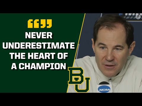 Baylor Head Coach Scott Drew PRAISES Team Getting UPSET By UNC I CBS Sports HQ