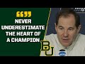 Baylor Head Coach Scott Drew PRAISES Team Getting UPSET By UNC I CBS Sports HQ