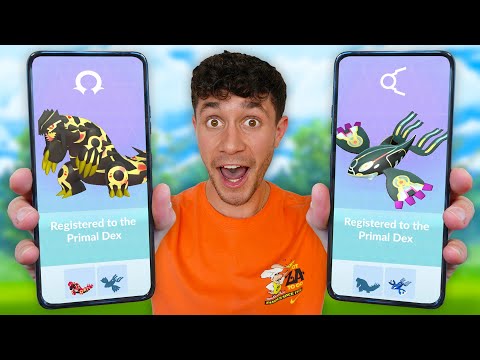How to Get Primal Kyogre and Groudon in Pokémon GO!