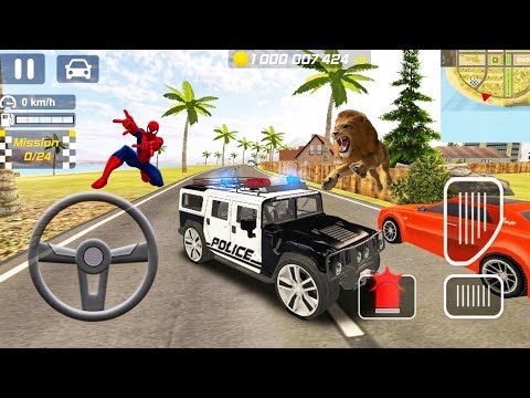 Off-road Police Drift Car Driving Game Simulation - crime Police Car Chasing Game 2022 Gameplay