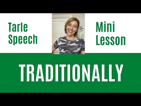How to Pronounce TRADITIONALLY - #SHORTS Quick English Pronunciation Mini Lesson