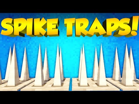 Minecraft Mod Spotlight - Spike Traps! | Torch Levers Mod (Minecraft Mods)