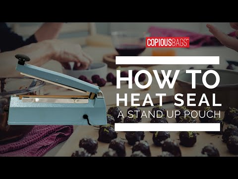 How to heat seal a stand up pouch