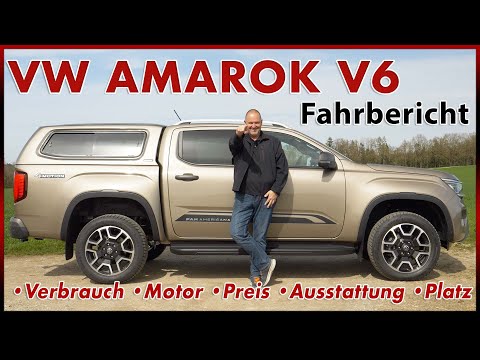 VW Amarok 3.0 l V6 PanAmericana - Better than Ford Ranger? Test Drive Motor Test Review German 2024