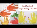 How to make Hand Painting for Kids | Easy Finger Painting  | DIY | Crafts At Ease | Craftisode 31