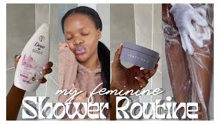 MY WINTER SHOWER ROUTINE ❄️🫧| REALISTIC FEMININE HYGIENE 2023