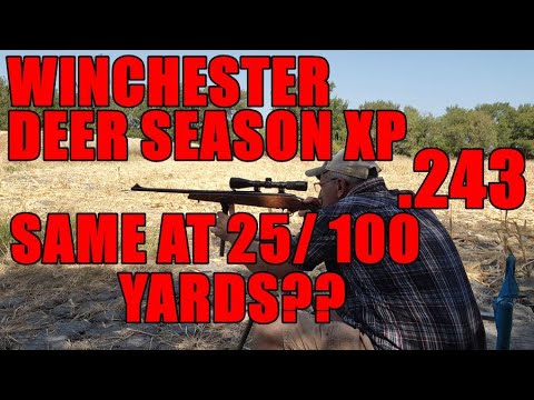 .243 XP- SAME AT 25/ 100 YARDS?