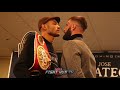 CALEB PLANT GIVES JOSE UZCATEGUI DEATH STARE IN FACE OFF
