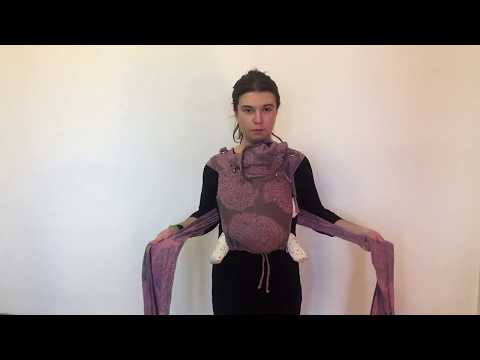 Как намотать май-слинг из шарфовой ткани Diva. Шарфомай.