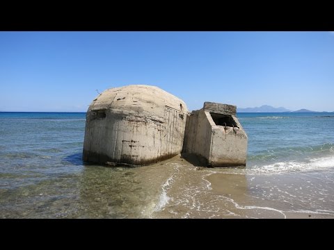Vergessene Orte DER BUNKERSTRAND AUF KOS Lost Places Verlassene Orte