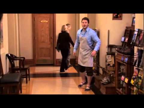 Andy Dwyer and the monkey shoes