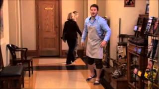 Andy Dwyer and the monkey shoes