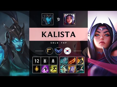 Kalista Top vs Irelia - KR Diamond Patch 25.11