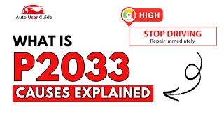OBD Code p2033 Guide to Repair