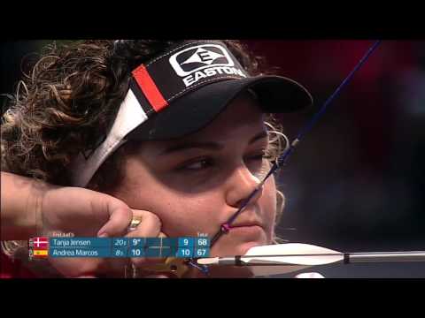 ANDREA MARCOS - FINAL ARCO COMPUESTO FEMENINO - FINAL COPA DEL MUNDO EN SALA - LAS VEGAS 2017
