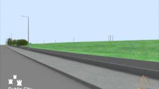 preview picture of video 'Clontarf Flood Defence Scheme - Walkthrough - Oulton Road'