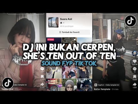 DJ INI BUKAN CERPEN SHE'S TEN OUT OF TEN | KASIH ABA ABA SOUND VIRAL TIKTOK 2025 DJ TERBARU