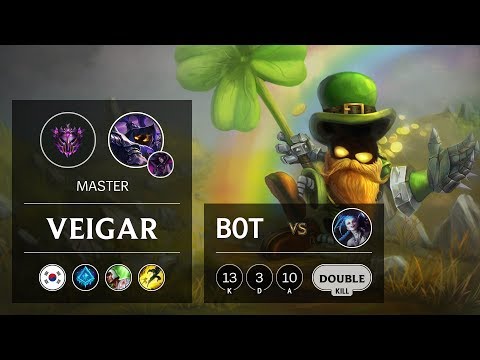 Veigar Bot vs Jinx - KR Master Patch 9.23