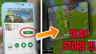 how to download fortnite mobile on android from the google play store no human verification - fortnite download in android no human verification