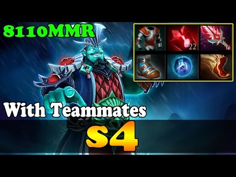 s4 8110 MMR Plays Storm Spirit With Teammates Lod[A] And EGM - Ranked Match Gameplay - Dota 2