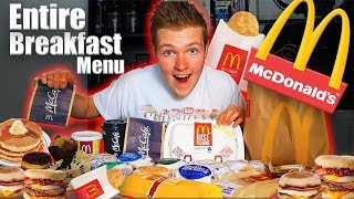 The McDonald's Entire UK Breakfast Menu CHALLENGE! (6,000+ CALORIES)