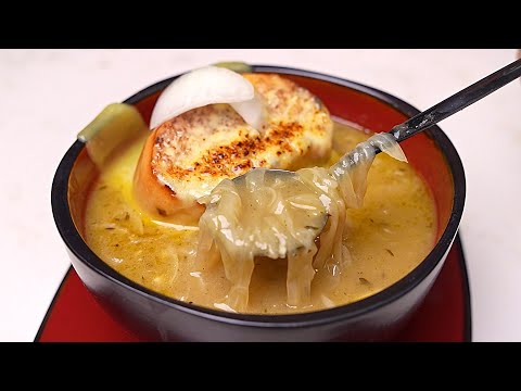 La mejor Sopa de Cebolla super rica- 'El Saborcito Rojo'