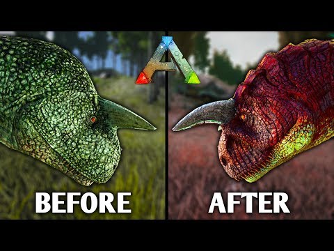 TLC Carno vs Old Carno! [Carnotaurus TLC Mod] Before & After Comparison - Ark: Survival Evolved