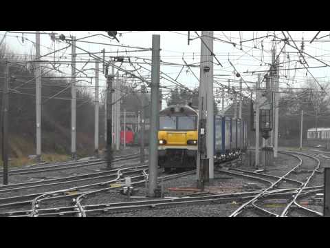 92002 4s43 Daventry - Mossend, passing Carnforth. 15th February 2014