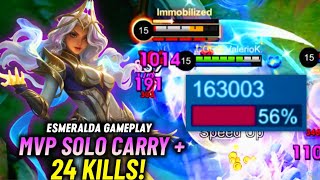 Download lagu 163003 DAMAGE 24 KILLS ESMERALDA SOLO RANKED MVP CARRY GAMEPLAY! | Mobile Legends mp3 Download lagu 163003 DAMAGE 24 KILLS ESMERALDA SOLO RANKED MVP CARRY GAMEPLAY! | Mobile Legends mp3