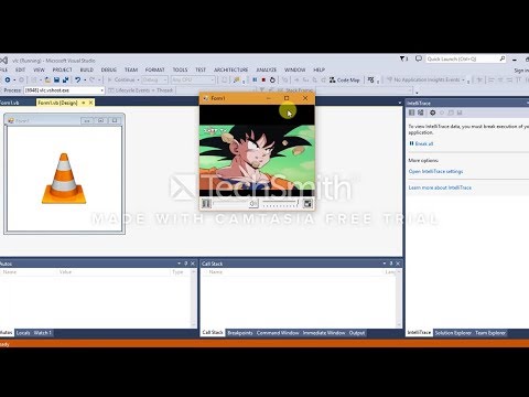 Visual Basic .NET Tutorial 26 - How to embed VLC Media .