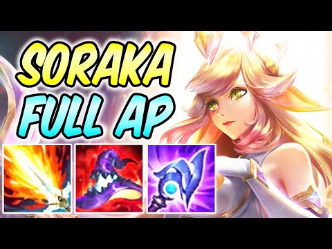 FULL AP SORAKA MID ONE SHOT - Prestige Star Guardian Soraka | Build & Runes | League of Legends