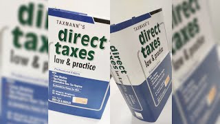 DIRECT TAXES LAW & PRACTICE REVIEW | BEST BOOK FOR DIRECT TAXES | LAW BOOK REVIEW I TAXMANN