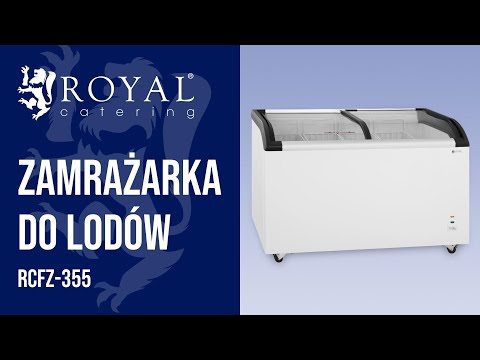 Video - Zamrażarka do lodów - 355 l