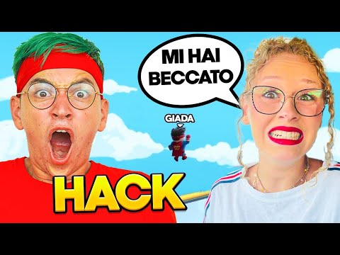 BECCO la MIA FIDANZATA ad USARE LE HACK per IL PROVINO E...😡 (Stumble Guys)