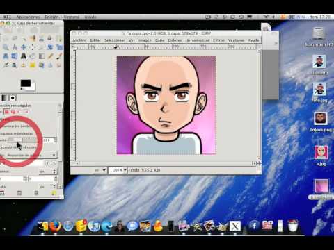 Crear avatar con Gimp