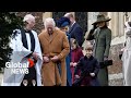 Royals attend 1st Christmas Day service after queen's death