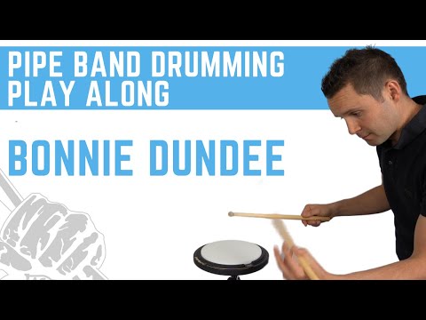 Bonnie Dundee Pipe Band Drum Score
