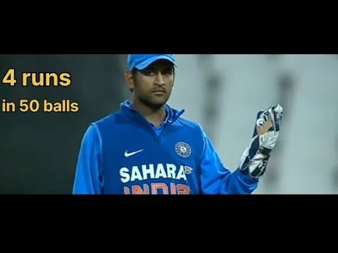 4 runs in 50 balls | Dhoni captaincy|India vs South Africa धोनी का जबर्दस्त कप्तानी