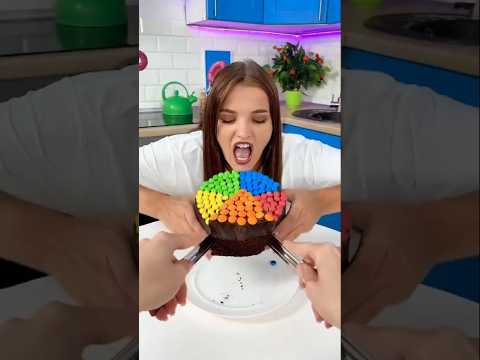 This Chocolate Cake War Got Serious! 🍫🔥#shorts #chocolate #challenge