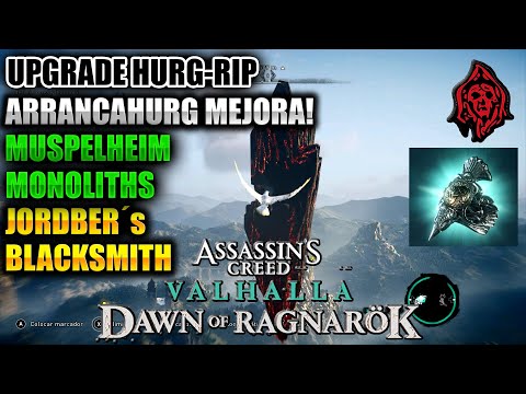 ASSASSIN'S CREED VALHALLA DAWN OF RAGNAROK UPGRADE HURG-RIP/ARRANCAHURG MEJORA! JORDBER´s BLACKSMITH