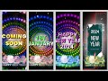Happy New Year 2025 Status Editing 🔥1st January 2025 video Editing Alight Motion
