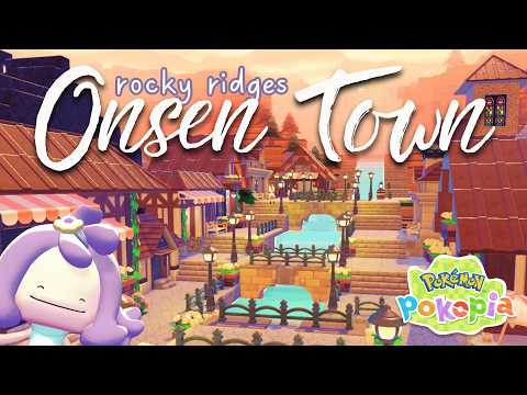 I turned rocky ridges into an onsen town ‧₊˚ ⋅🌿🌱𓂃 ࣪ ִֶָ. pokopia island tour