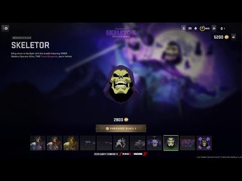 MW2022 - Tracer Pack Skeletor Operator Bundle