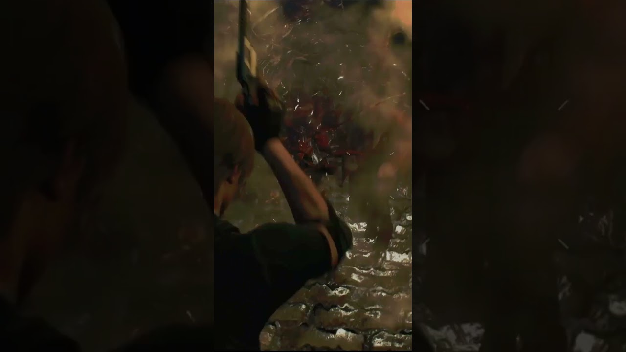 【RE4】犬を守り、アシュリーを●すレオン。