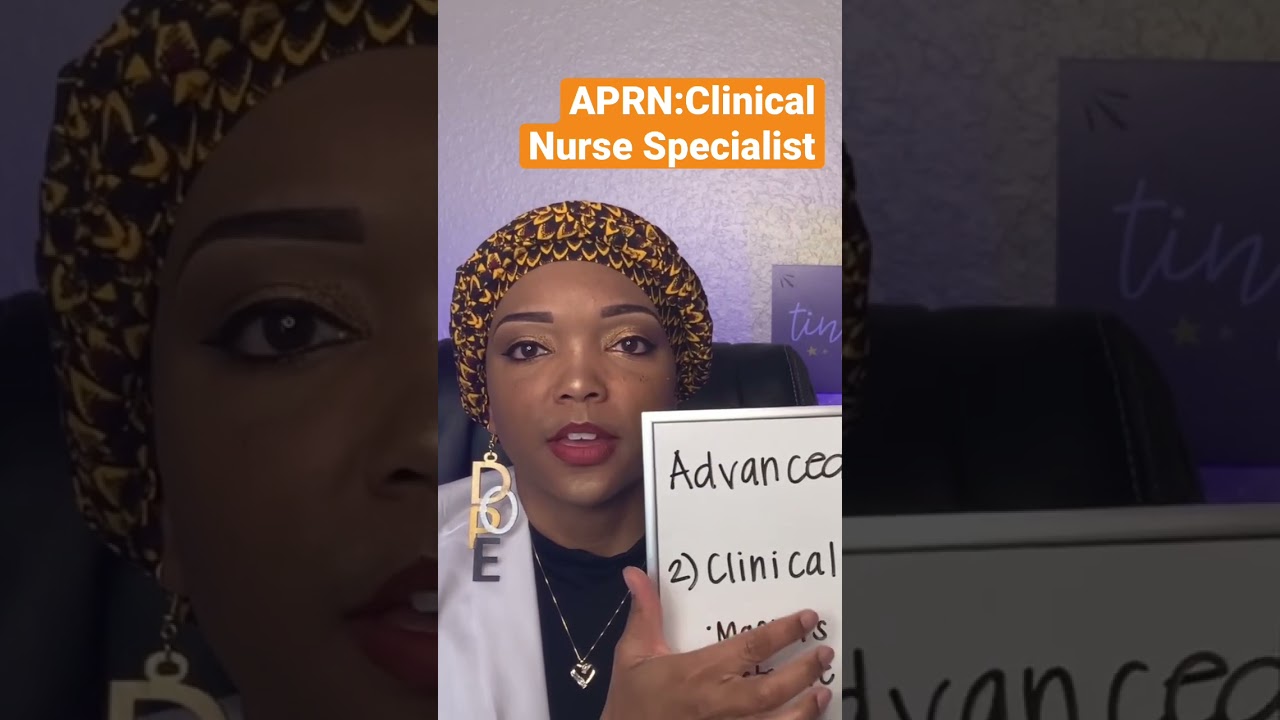 APRN:Clinical Nurse Specialist #nursingschool #bsn #msn #dnp #CNS #nursing #LPN #Nursingstudent