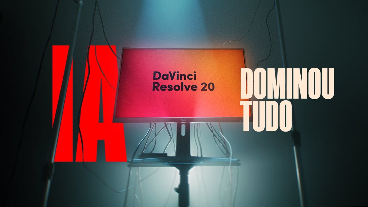IA DOMINOU O DAVINCI RESOLVE 20! Já tá até editando sozinho!