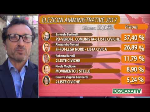 2017-06-12 PISTOIA - BALLOTTAGGIO  BERTINELLI PD E TOMASI CENTRO DESTRA